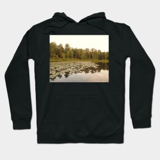 Water Lilies - Green - Frontenac Provincial Park Hoodie